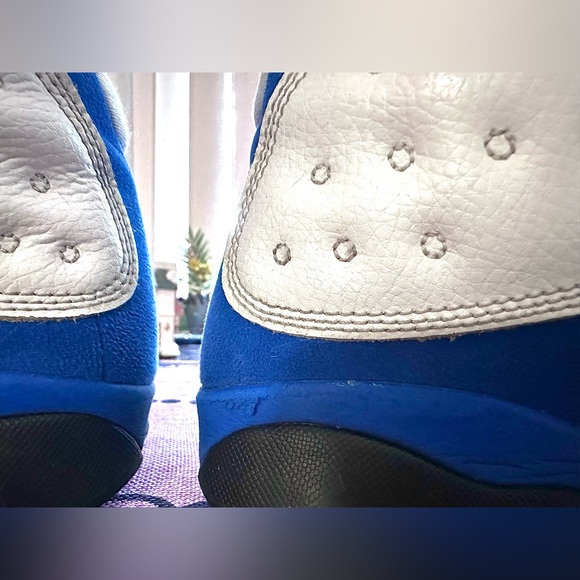 Jordan 13 Retro “Hyper Royal” Royal Blue and White Women’s size 7y (or 8.5 wom.) - Picture 9 of 15
